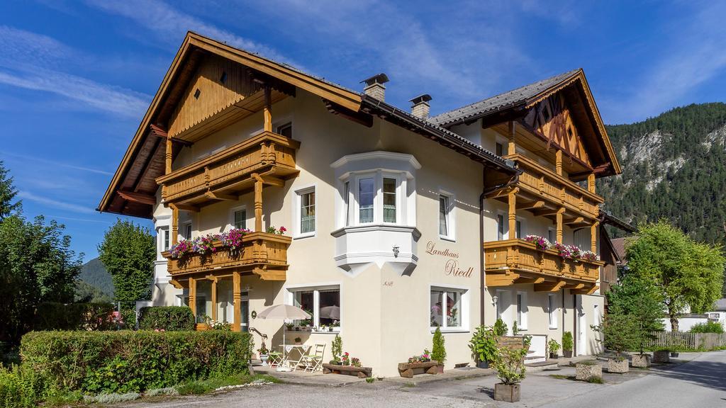 Ferienwohnung Landhaus Riedl Scharnitz Exterior foto